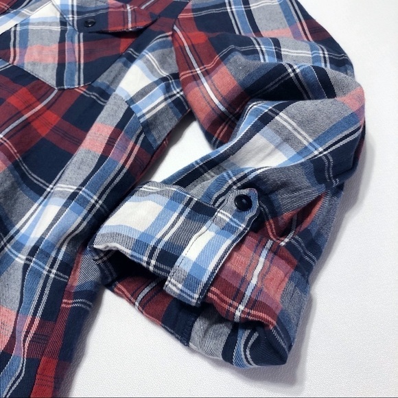 NOISY MAY Erik Plaid Shirt - Picture 5 of 6